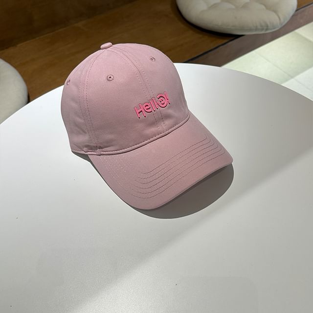 Lettering Baseball Cap