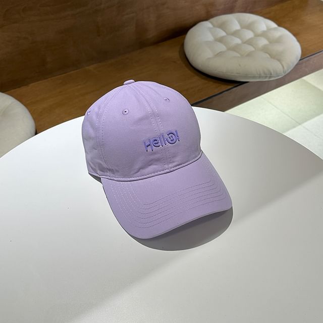 Lettering Baseball Cap