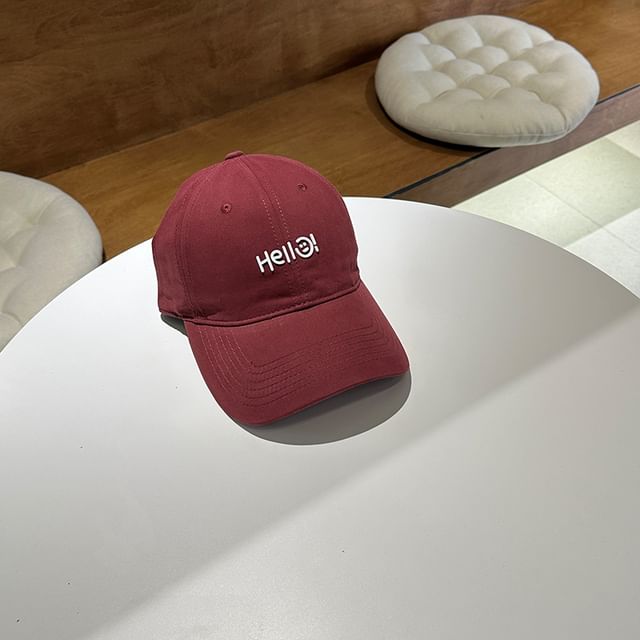 Lettering Baseball Cap
