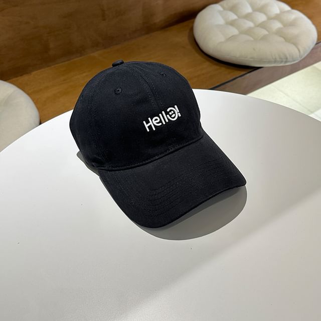 Lettering Baseball Cap