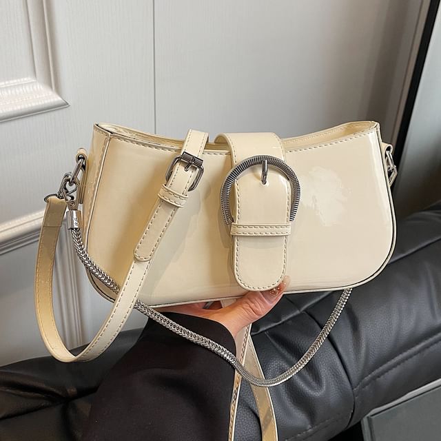 Buckled Crossbody Shoulder Bag