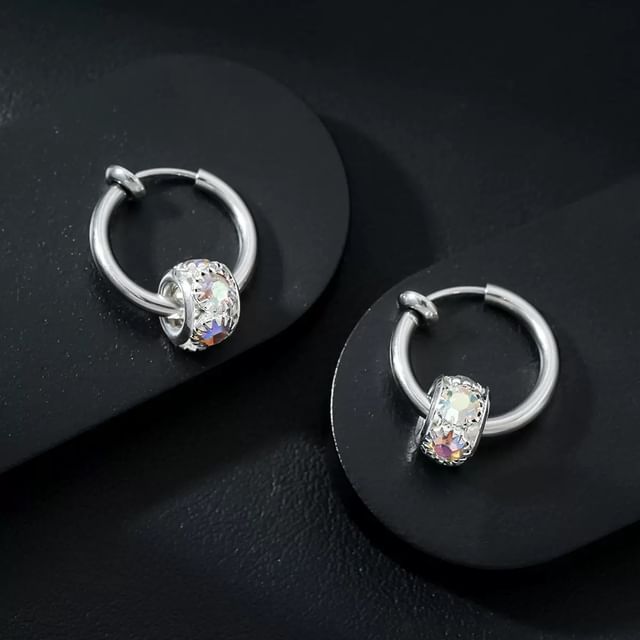 Rhinestone Alloy Ear Cuff Set