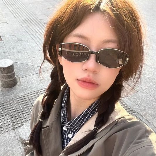 Rectangular Sunglasses Plain