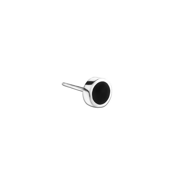 Round Sterling Silver Stud Earrings