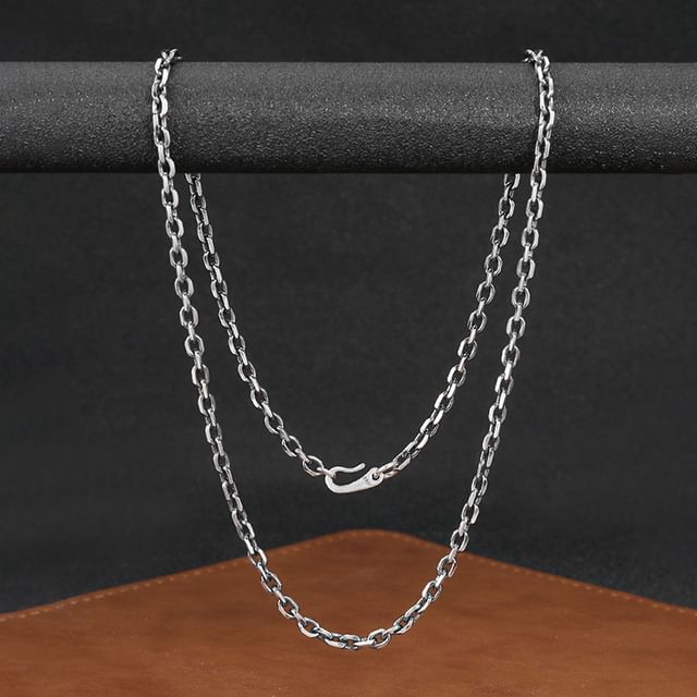 925 Sterling Silver Chain Necklace Various Designs