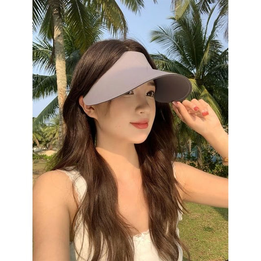 Wide Visor Brim Plain