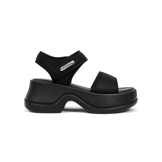 Platform Plain Sandals