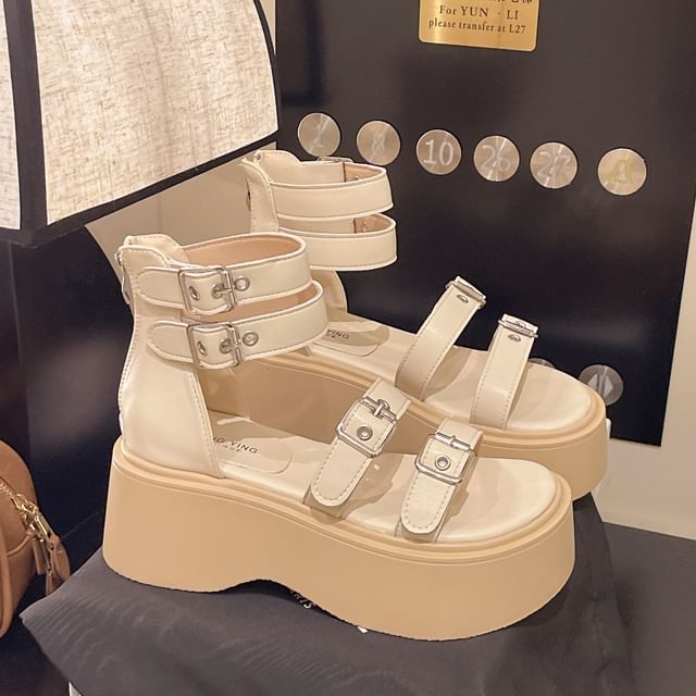 Platform Wedge Heel Sandals