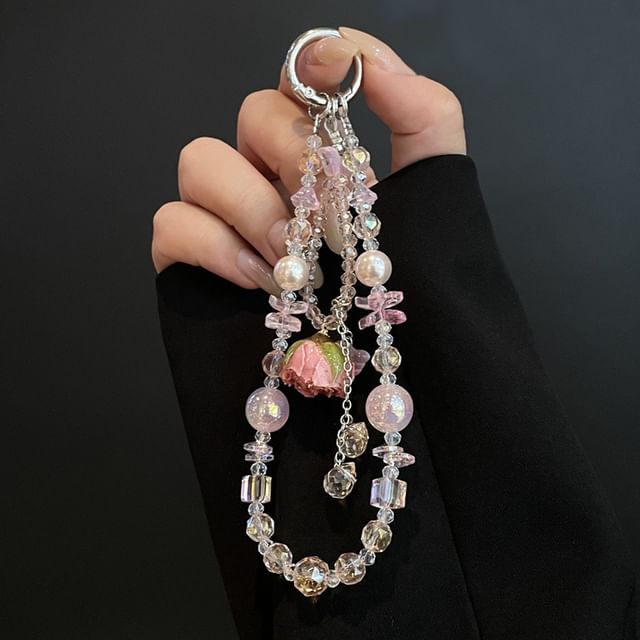 Phone Pad with Lanyard Beaded