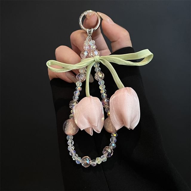 Phone Pad Flower with Lanyard