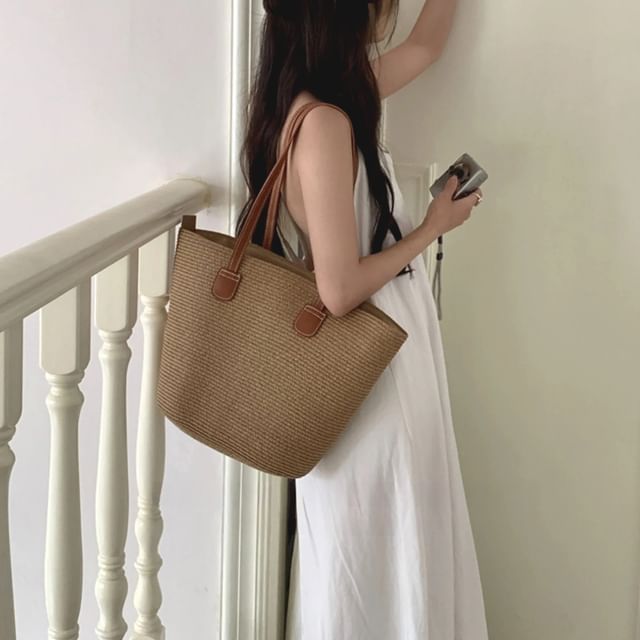 Designs) Straw Bag (Various Tote