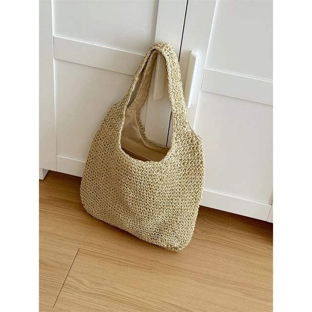 Tote Plain Bag Straw