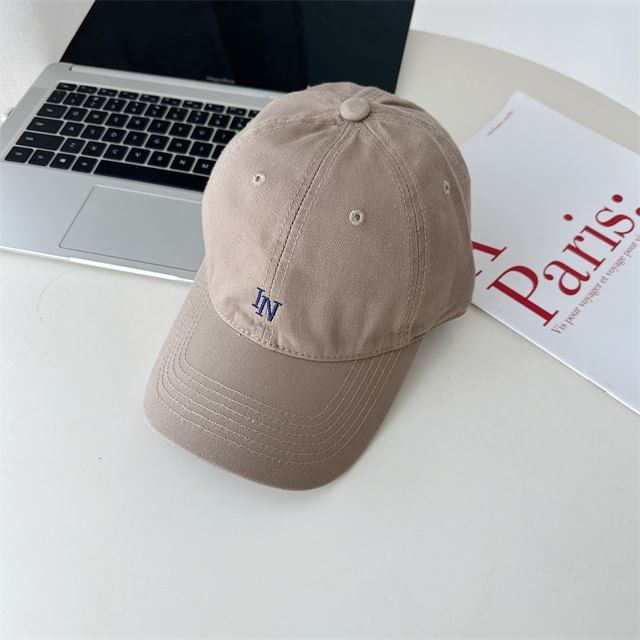 Cap Baseball Lettering Embroidered