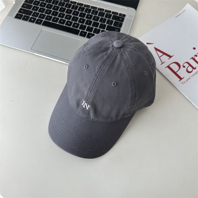 Cap Baseball Lettering Embroidered