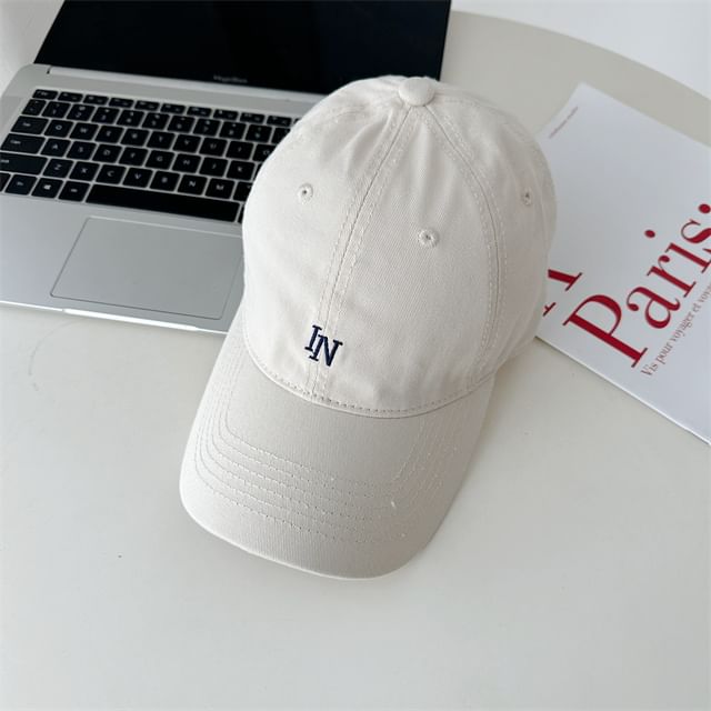 Cap Baseball Lettering Embroidered