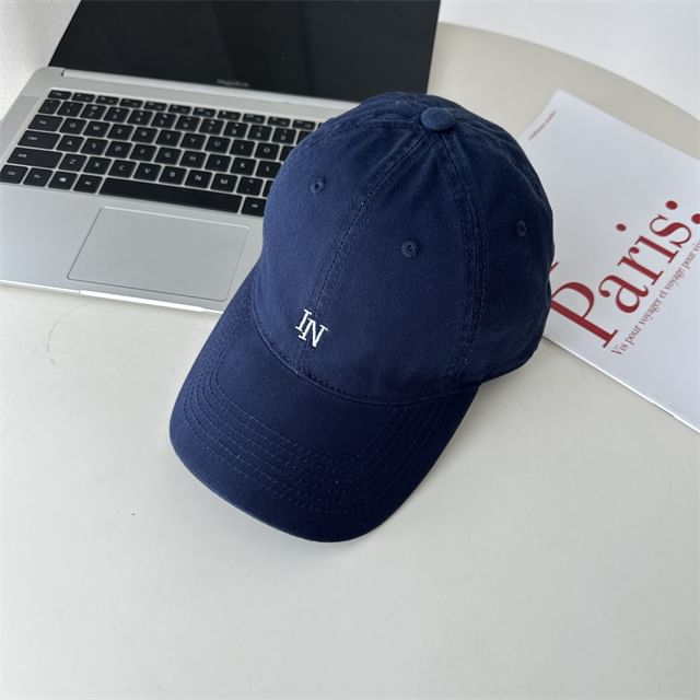 Cap Baseball Lettering Embroidered