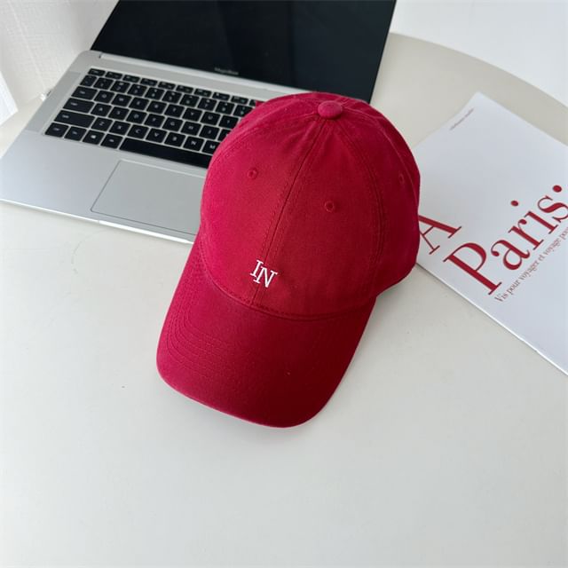 Cap Baseball Lettering Embroidered