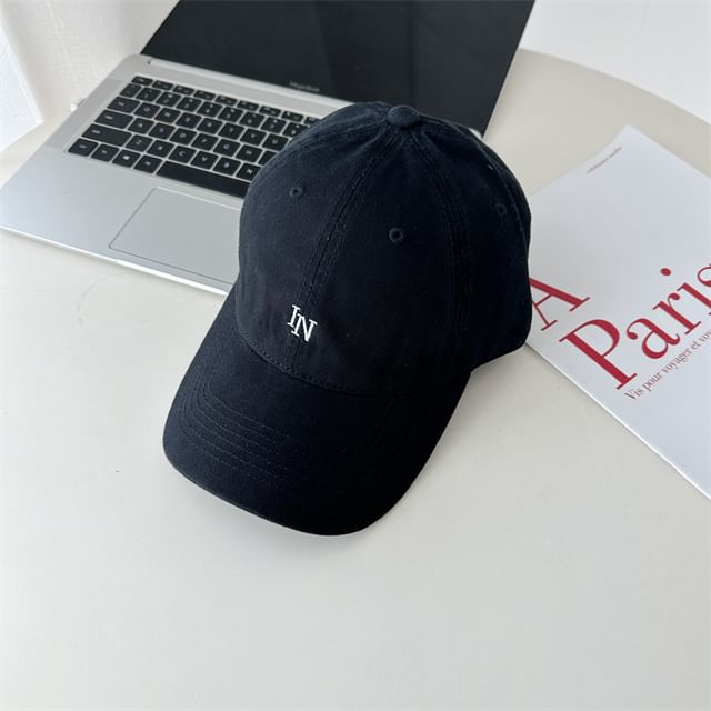 Cap Baseball Lettering Embroidered
