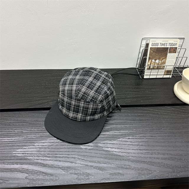Baseball Cap Plaid