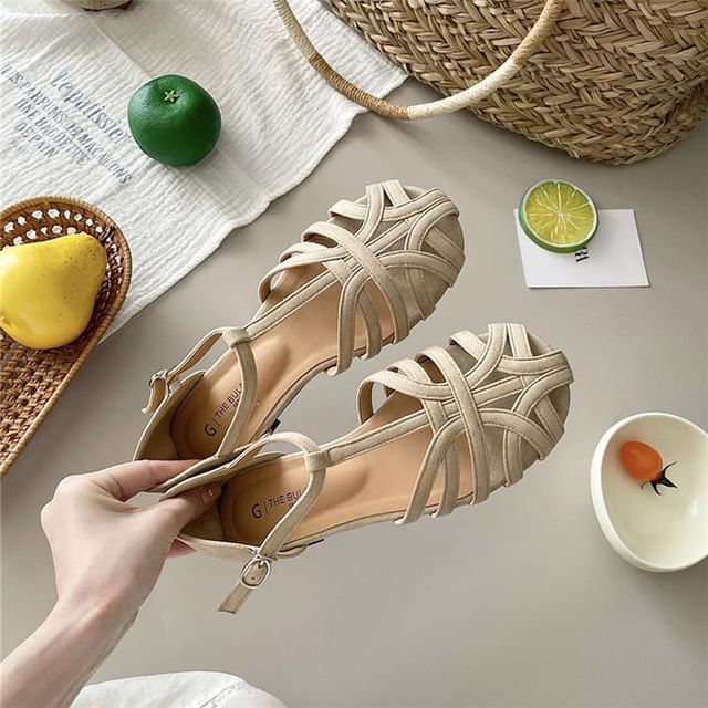 Plain Strappy Sandals
