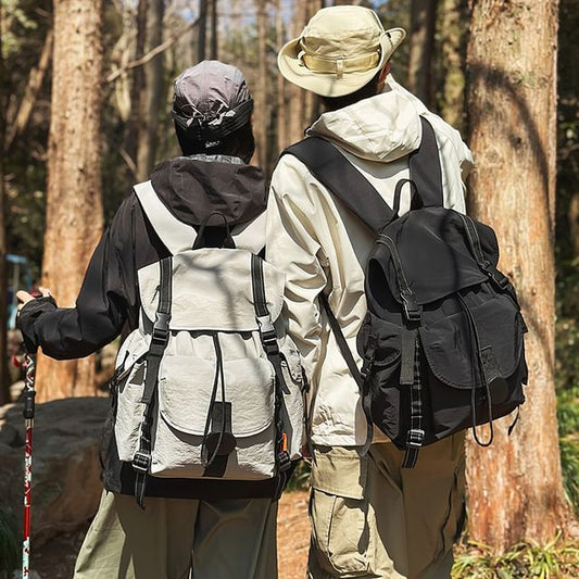 Flap Buckled Backpack