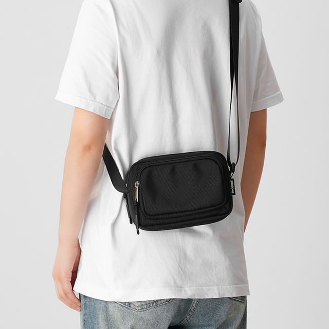 Plain Nylon Crossbody Bag