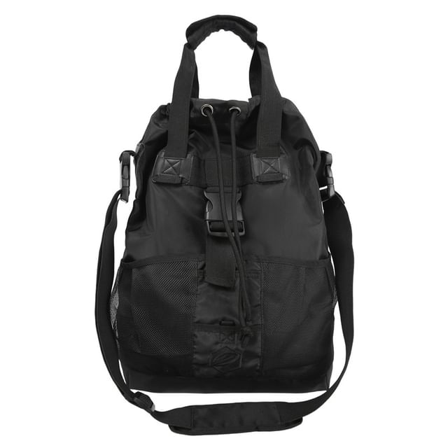 Crossbody Color Block Drawstring Bag