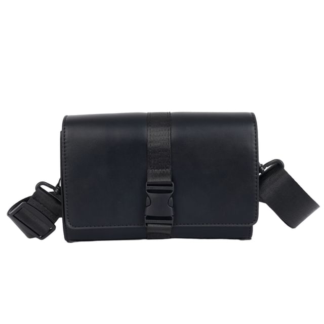 Crossbody Bag Buckled Box Flap