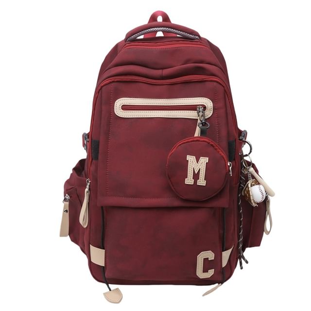 / Purse Coin Set Print Backpack Camouflaged