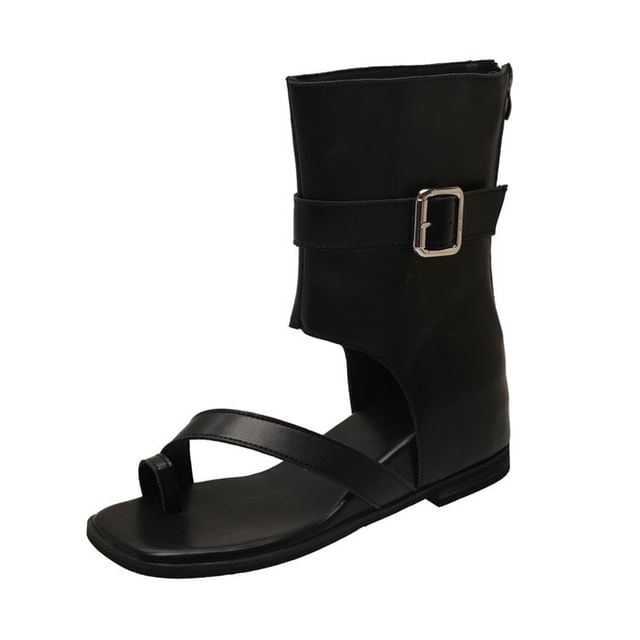 Boots Loop Hidden Toe Short Wedge