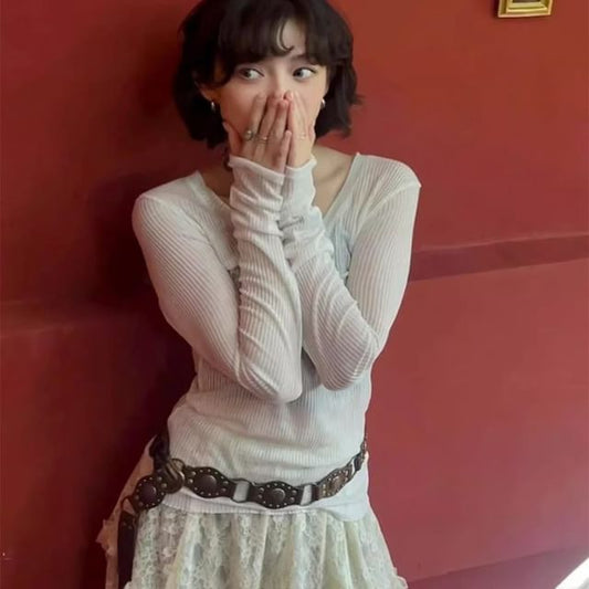 Faux Belt Leather Studded