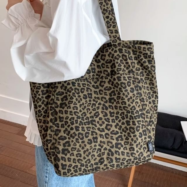 Leopard Tote Bag Print