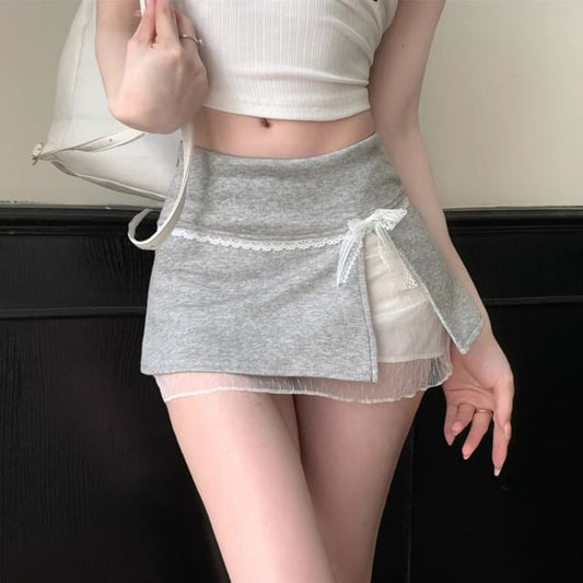 Rise Skirt Overlay Low Mini