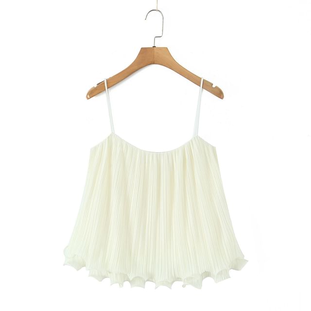 Plain Cami Top / High-Waisted Maxi Skirt