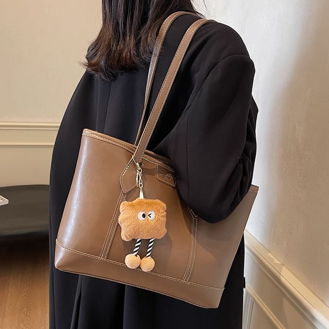 Faux Bag Tote Leather