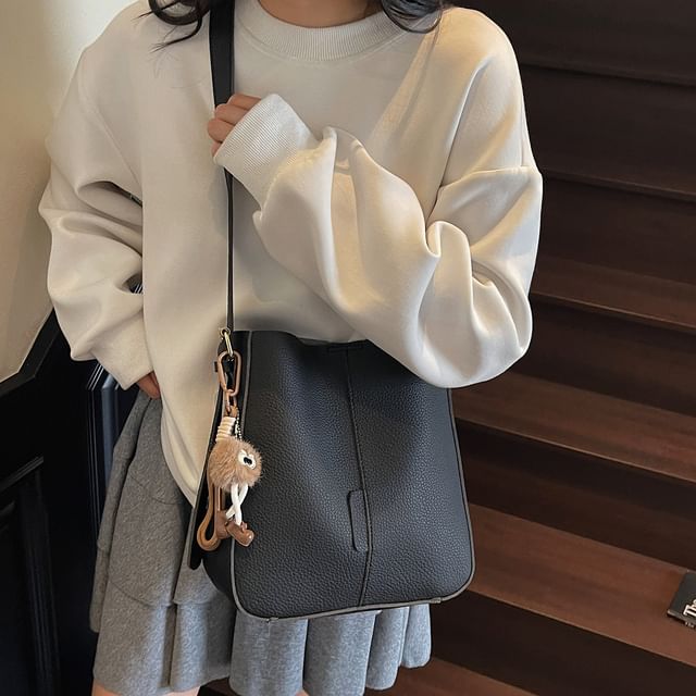 Pouch Shoulder With Leather Bag Faux