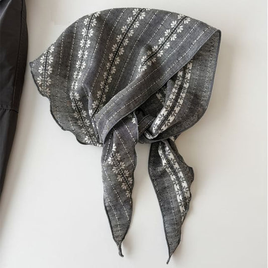 Floral Headkerchief Print