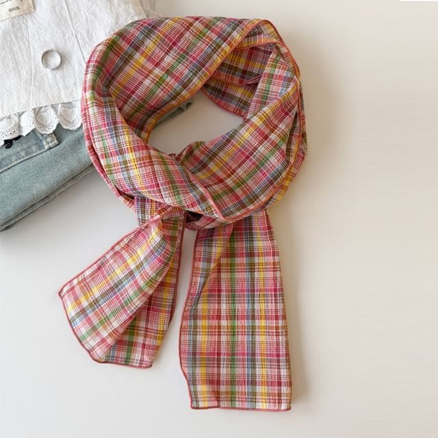Headkerchief Scarf / Plaid