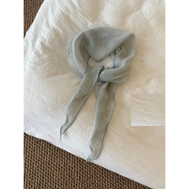 Scarf Floral Jacquard Sheer