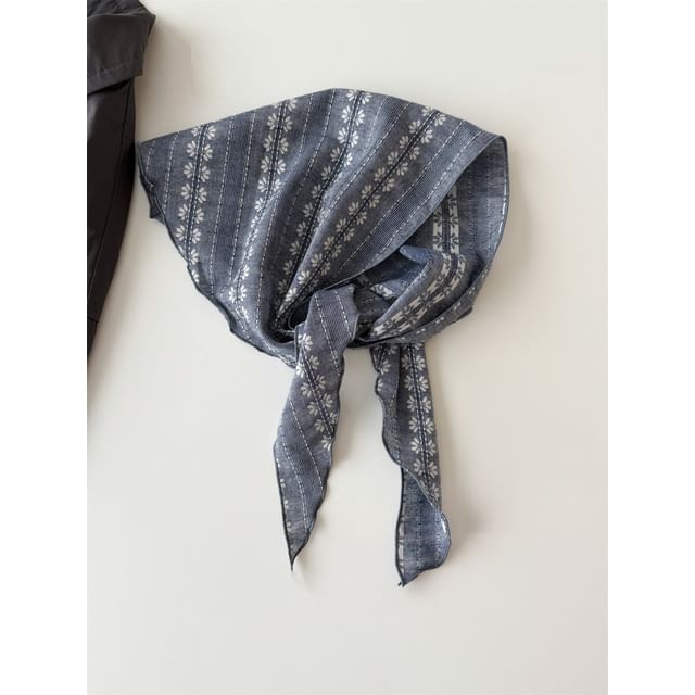 Floral Headkerchief Print