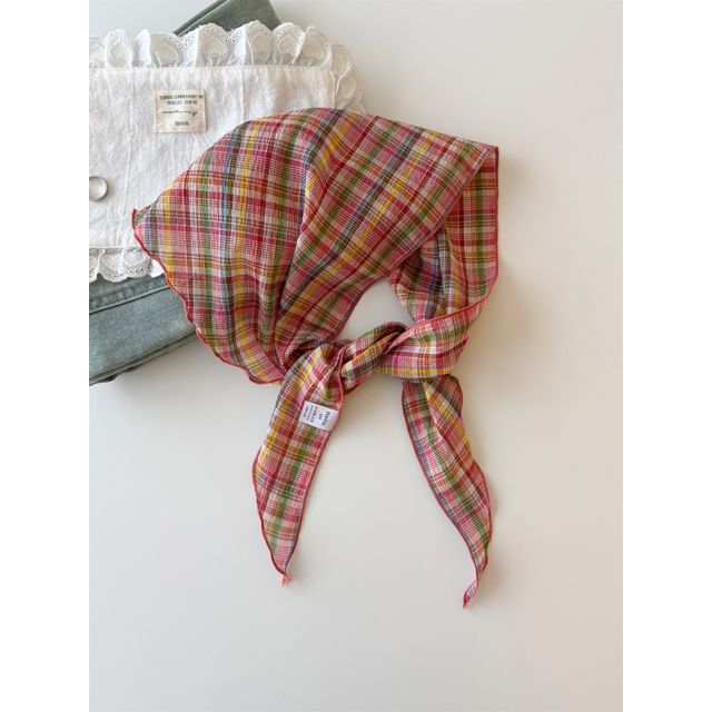 Headkerchief Scarf / Plaid