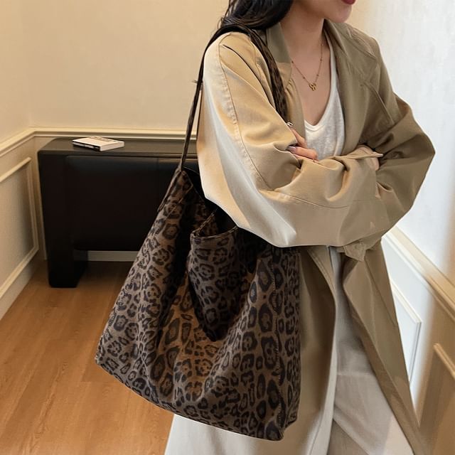 Suede Bag Faux Tote