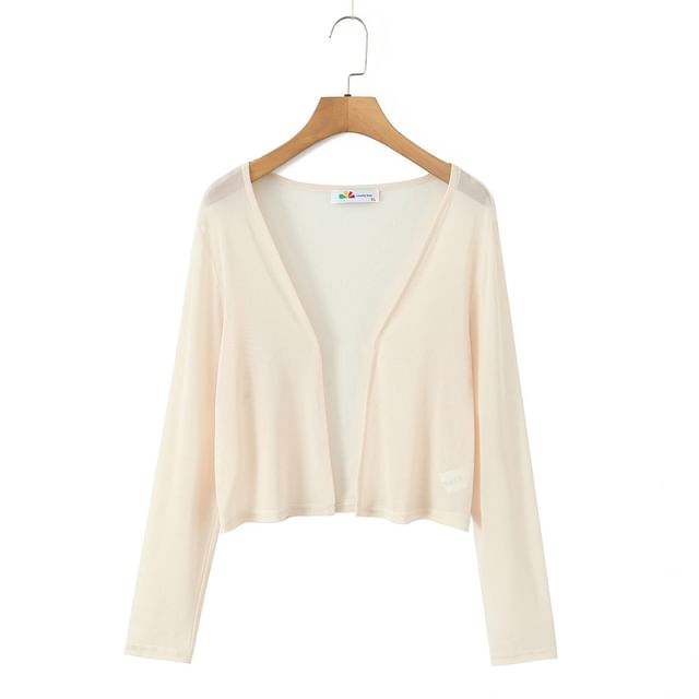 Plus Size Open Front Lightweight Cardigan