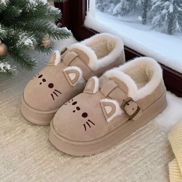 Rabbit Buckled Ankle Snow Boots