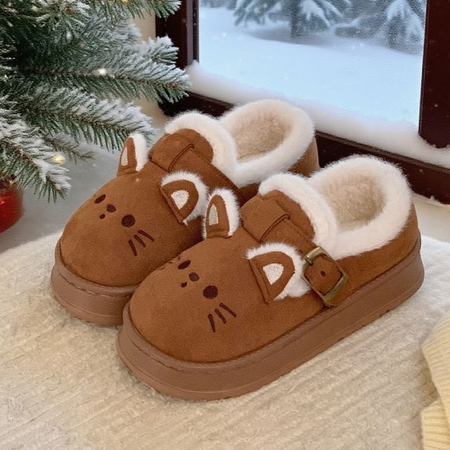 Rabbit Buckled Ankle Snow Boots