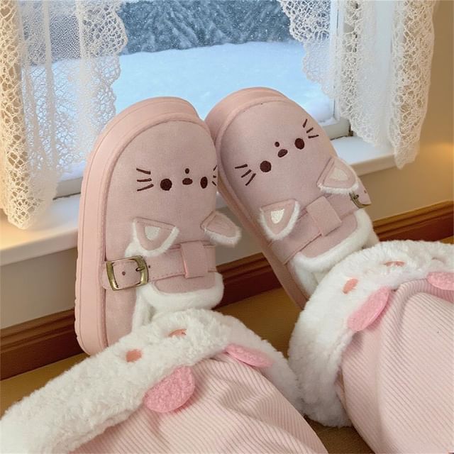 Rabbit Buckled Ankle Snow Boots