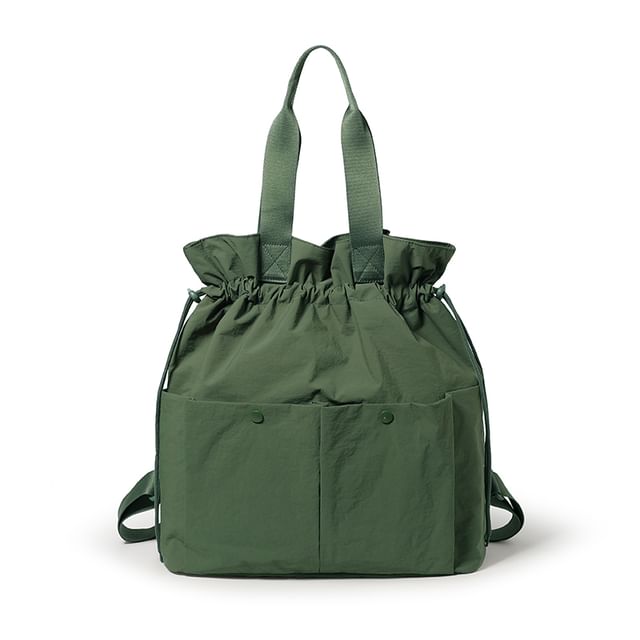 Plain Drawstring Backpack