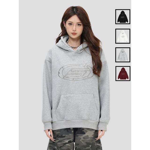Unisex Studded Oversized Hoodie
