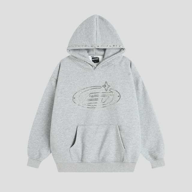 Unisex Studded Oversized Hoodie