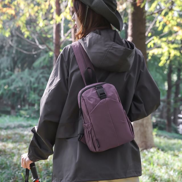 Plain Buckled Multiway Sling Bag